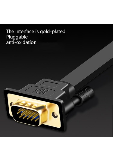 Sones 5m Jh Hv10 1080p Hdmı - Vga Kablosu Projektör Tv Kutusu Bilgisayar Dizüstü Bilgisayar Endüstriyel Ekran Adaptör Kablosu