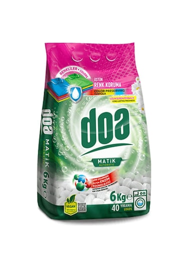 Doa Matik Renkliler için Toz Çamaşır Deterjanı 6 KG