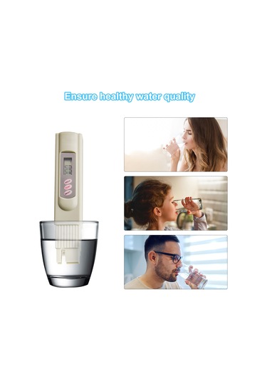 Qingmipy Su Kalitesi Test Cihazı: Dijital Çözünmüş Katı Madde Ve Sıcaklık Ölçer, 0-999ppm, İçme Suyu, Akvaryum, Havuz İçin