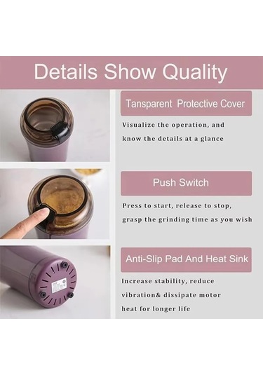 Dongjing 2024 Yeni Taşınabilir Elektrikli Kahve Değirmeni Ev