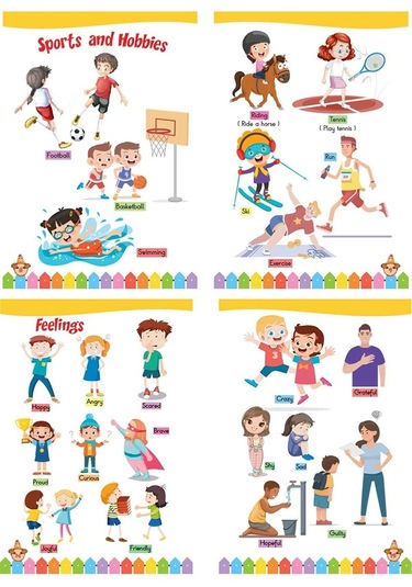 4 - 7 Yaş Ingilizce Eğitim Seti 5 Kitap