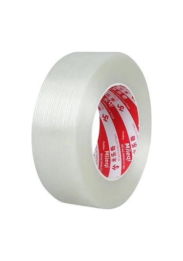 Yapışmayan İşaret Tek Taraflı Fiber Bant Kalıp Elektronik Ambalaj Yapışkan Bant 8.0cm Wide 50 M Long Standard Diğer