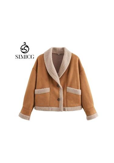 Sonbahar Ve Kış Kadın Retro Ceketleri Haki