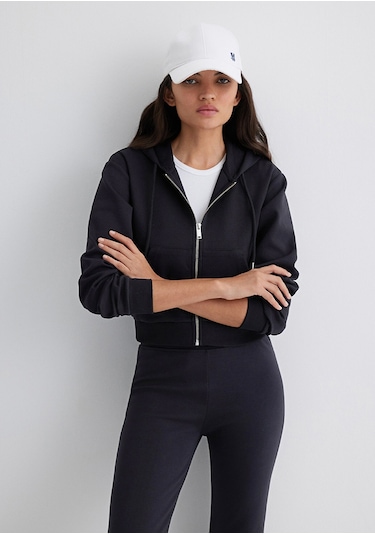 Mavi - Kapüşonlu Siyah İnterlok Sweatshirt 1s10424-900 Siyah