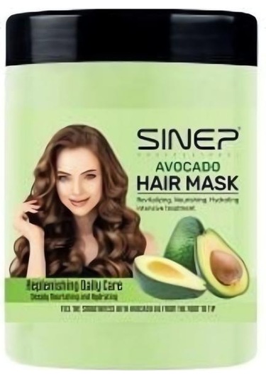 Sinep Avokado Kuru Yıpranmış Ve Cansız Saçlar İçin Saç Maskesi 1 L