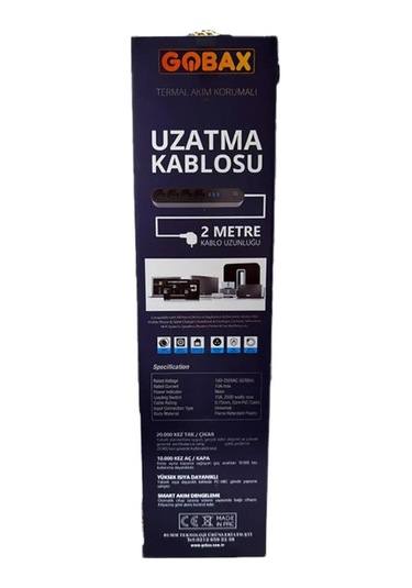 Termal Akım Korumalı Grup Priz Ve 3 Lü Usb Şarj Aleti 5365 Standart
