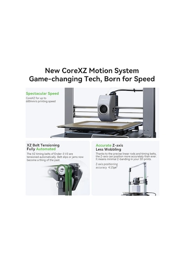 Creality Ender 3 V3 Corexz 3D Yazıcı