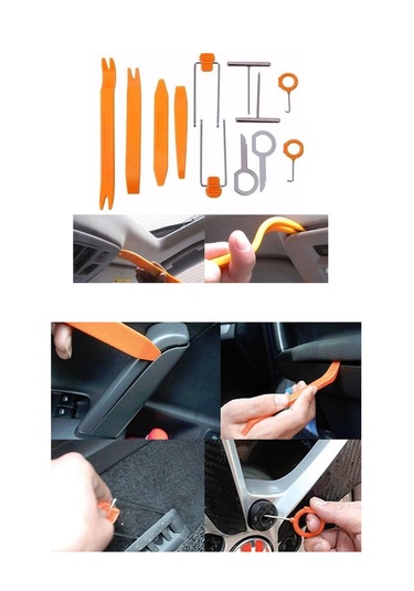 Trim Oto Torpido Teyp Kapı Döşeme Sökme Aparatı 12li Set