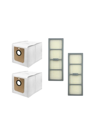 Philips HomeRun 7000 Serisi Aqua XU7100 Robot Süpürge Toz Torbası, Hepa Filtre 2'li Set