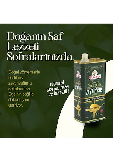 Sıladan Naturel Sızma Zeytinyağı 1 Lt