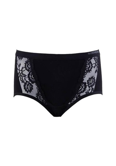 Blackspade 1316 Bayan Private Dantelli Yüksek Bel Siyah Slip Külo