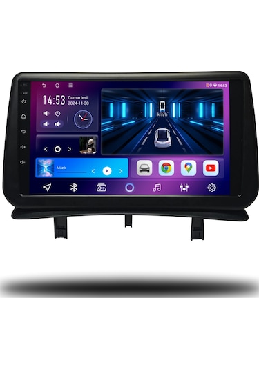 Caros Renault Clio 3 2005-2011 Android Multimedya 4gb Ram 32gb Hafıza 10"