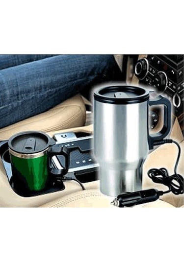 Araç İçi Su  Isıtıcı Termos  Kupa Bardak
