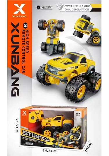 Oyuncak Transformers Bumblebee Kumandalı Robot Olan Sesli Araba