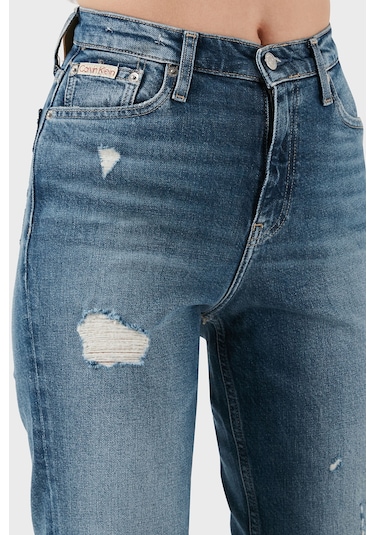 Calvin Klein Bayan Kot Pantolon J20j224513 1a4 Mavi Mavi