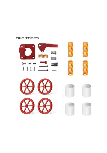 İki Ağaç Tüm Metal Besleyici Ekstruder Çerçevesi Çok Renkli