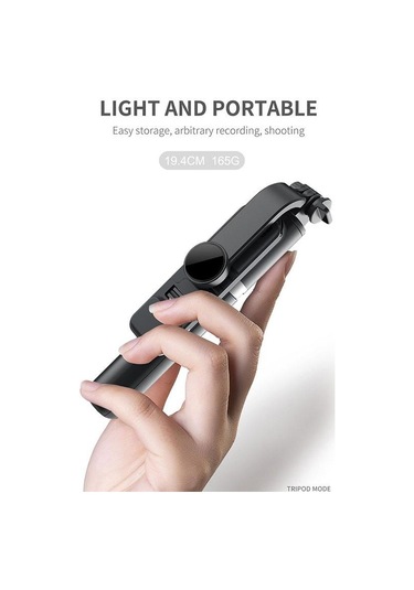 Kablosuz Bluetooth Selfie Sopa Katlanabilir Monopod Dolgu Işığı Deklanşör Uzaktan Kumanda Iphone Xiaomi Huawei İos Uyumlu Android İçin Wıth Light