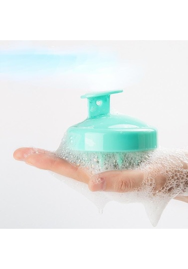 Mor Silikon Şampuan Saç Derisi Saç Masaj Şampuan Masaj Tarak Banyo Masaj Fırçası Baş Masaj Aleti Duş Fırçası Tarak Bakım Saç Aracı