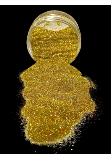 Epoksi Glitter Sim 50 Gr Holografik Parlak Gold