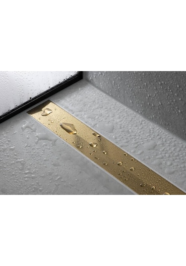 Hansgrohe Raindrain Flex Duş Kanalı 70 Cm Kesilebilir Parlak Altın
