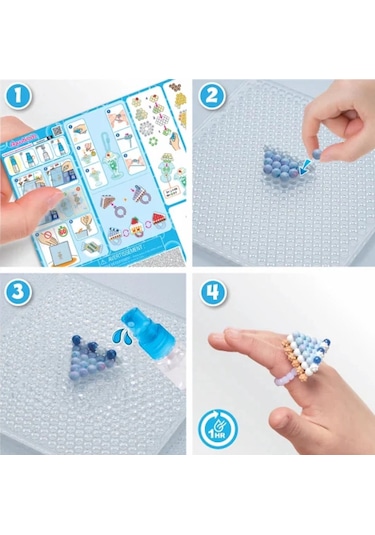 35090 Aquabeads Dondurma Ve Tatlı Aksesuar Kiti - 700 Parça +4 Yaş