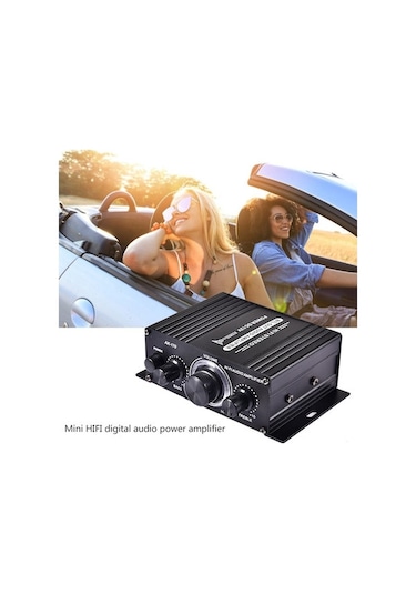 Vkemall Ak170 12v Mini Güç Amfi - Küçük Boy Taşınabilir Ses Katlayıcı