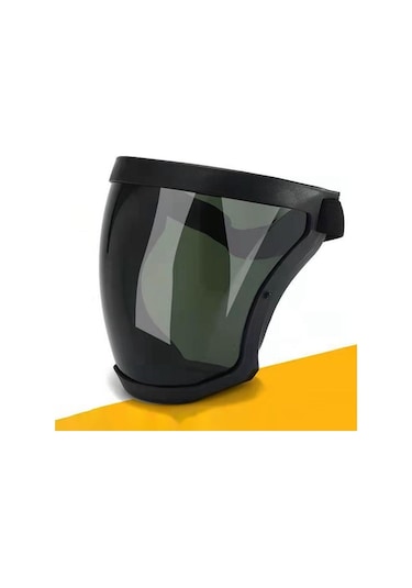 Trendooze Yüz Yabani Tam Suntek Siyah-ve-şeffaf Kalkanı İnşaat Hi