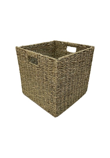 Koçtaş Seagrass Katlanabilir Sepet 30 x 30 x 30 Cm Bej