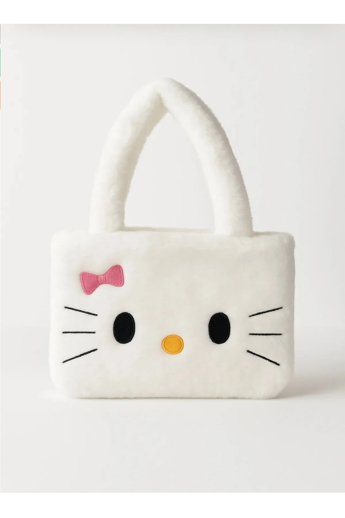 Hello Kitty Peluş Çanta 35 Cm Sevimli & Kullanışlı Hediyelik Beyaz