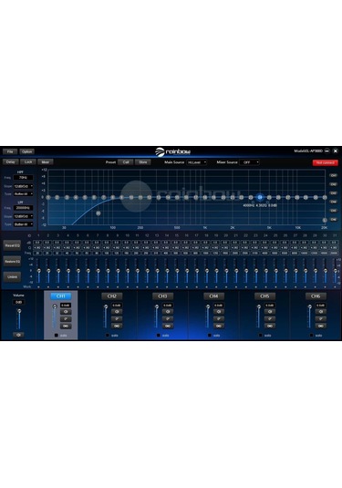 Rainbow El-ap 300d 4 Kanal Dsp Amfi 280 Watt