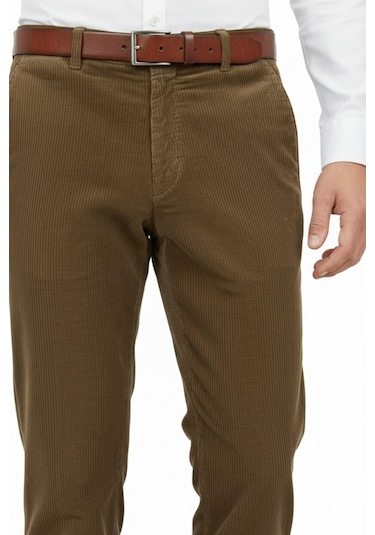 Lavetto Erkek Kışlık Kadife Pantolon Klasik Kalıp Bgl-st04827 Camel