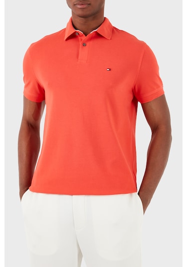 Tommy Hilfiger Polo Yaka Pike Erkek T-shirt Fuşya