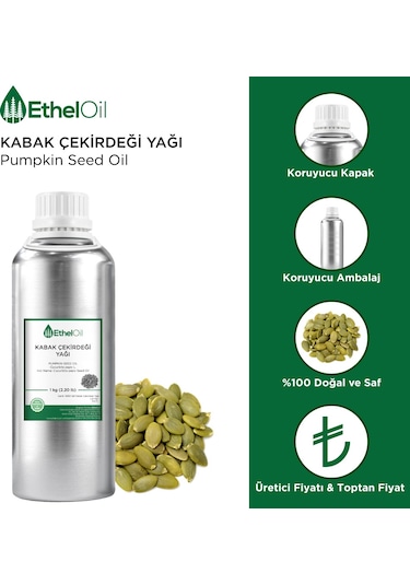Etheloil Kabak Çekirdeği Sabit Yağı 1 KG