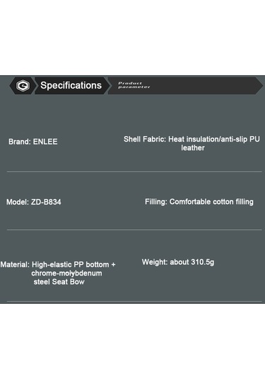 Enlee Zd-b834 Bisiklet Sünger Yastıklı Bisiklet Minderi Şok Emilimi Mtb Bisiklet Sele Koltuk - Savaşçı