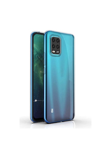 Xiaomi Mi 10 Lite Kılıf Zore Şeffaf Ince Ve Esnek Süper Silikon Renksiz