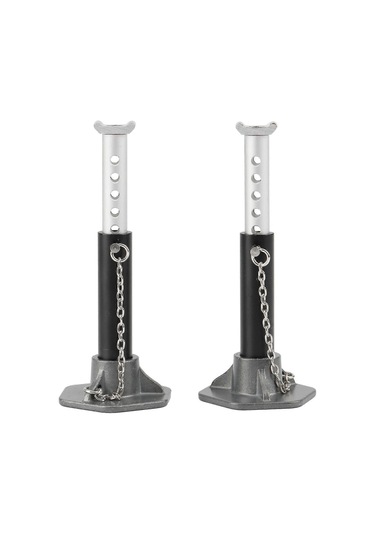 Vkemall 2 Adet Metal Yükseklik Ayarlanabilir Tırmanma Aracı Tamir Sokağı Siyah