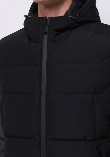 Colins Slim Fit Erkek Siyah Yelek Cl1076538 Q1.v1 Blk Siyah