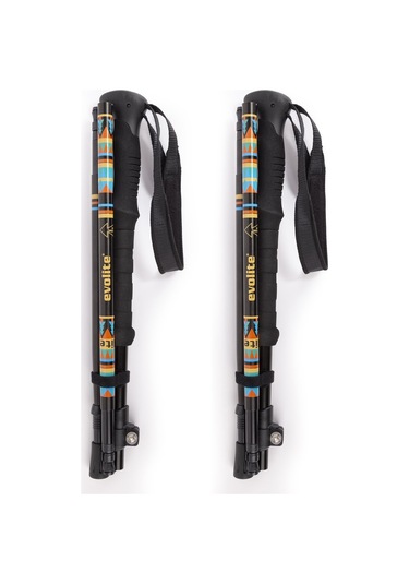 Evolite Compact Micro Quick-lock Trekking Batonu Turuncu