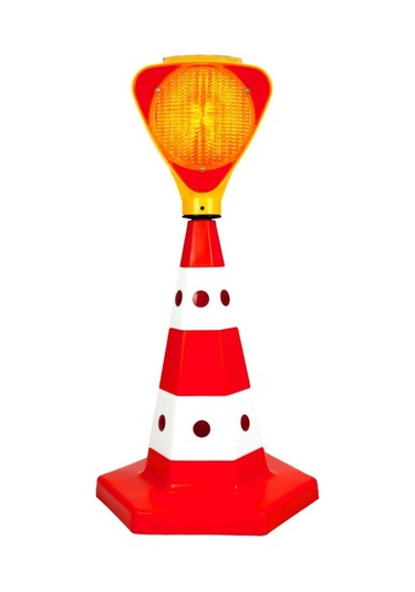 Klasik Kedi Gözlü Trafik Konisi 50 Cm Trafik Dubası N11.7