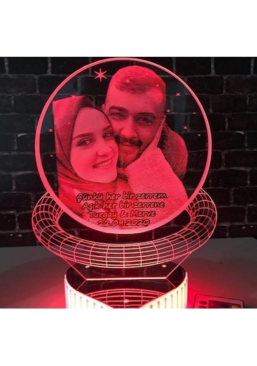 Sevgililer Günü Anneler Günü Hediyesi 16 Renkli Kumandalı