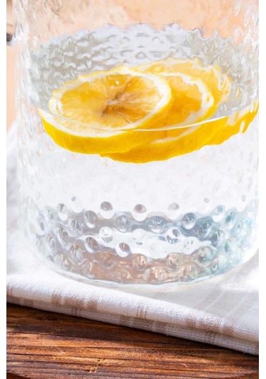 Kapris Balıksırtı Desenli Cam Sürahi 2000 Ml Sa6866