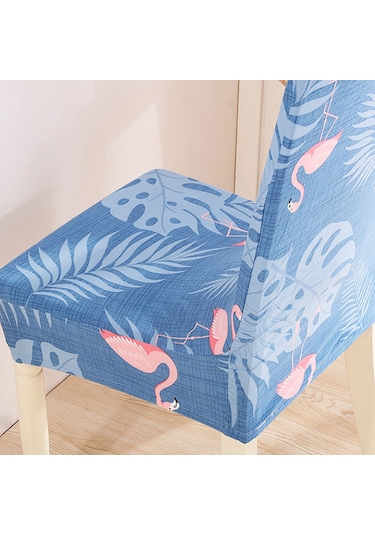 Padalink Polyester Süt İpek Fırçalı Sandalye Kılıfı, 38-45cm X 45-55cm, 120g, 3 Seçenekli Renk: Resimdeki Gibi Mavi