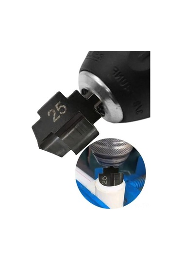 Tongxida 3'lü Ppr Su Borusu Kesme Aleti Seti - 20/25/32 Mm Çelik Basamaklı Matkap Uçları