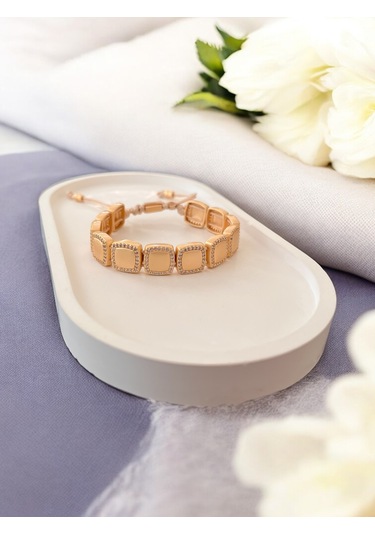 Jujuy Çelik Tasarım Model Bileklik Model 5 Bronz