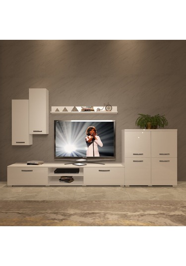 Decoraktiv Eko 6 Mdf Dvd Tv Ünitesi Tv Sehpası Beyaz
