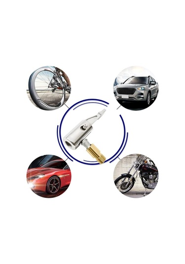 jmsstore Taşınabilir Şişme Pompa Araba Lastiği Hava Mandreni Kompresörü