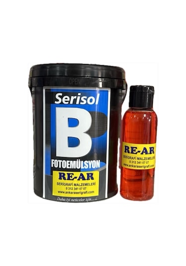 Re-Ar Serisol B Foto Emilsiyon Serigrafi Baskı Şablonu