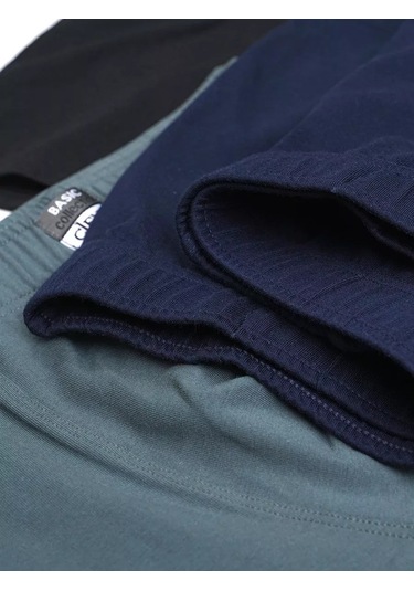 Clever Wear Pamuklu Boxer Külot Seti 2'li 256955342 Koyu Haki