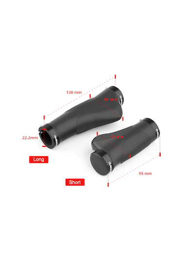 Reedark Bisiklet Gidon Tutacakları - Kaymayan, Ergonomik Ve Hafif Tasarım 130mm/95mm