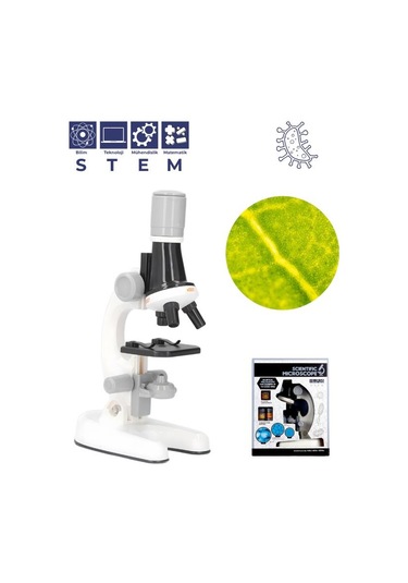 Temel Işıklı Bilim Mikroskopu 100x 400x 1200x Plastik Stem Eğitim Seti